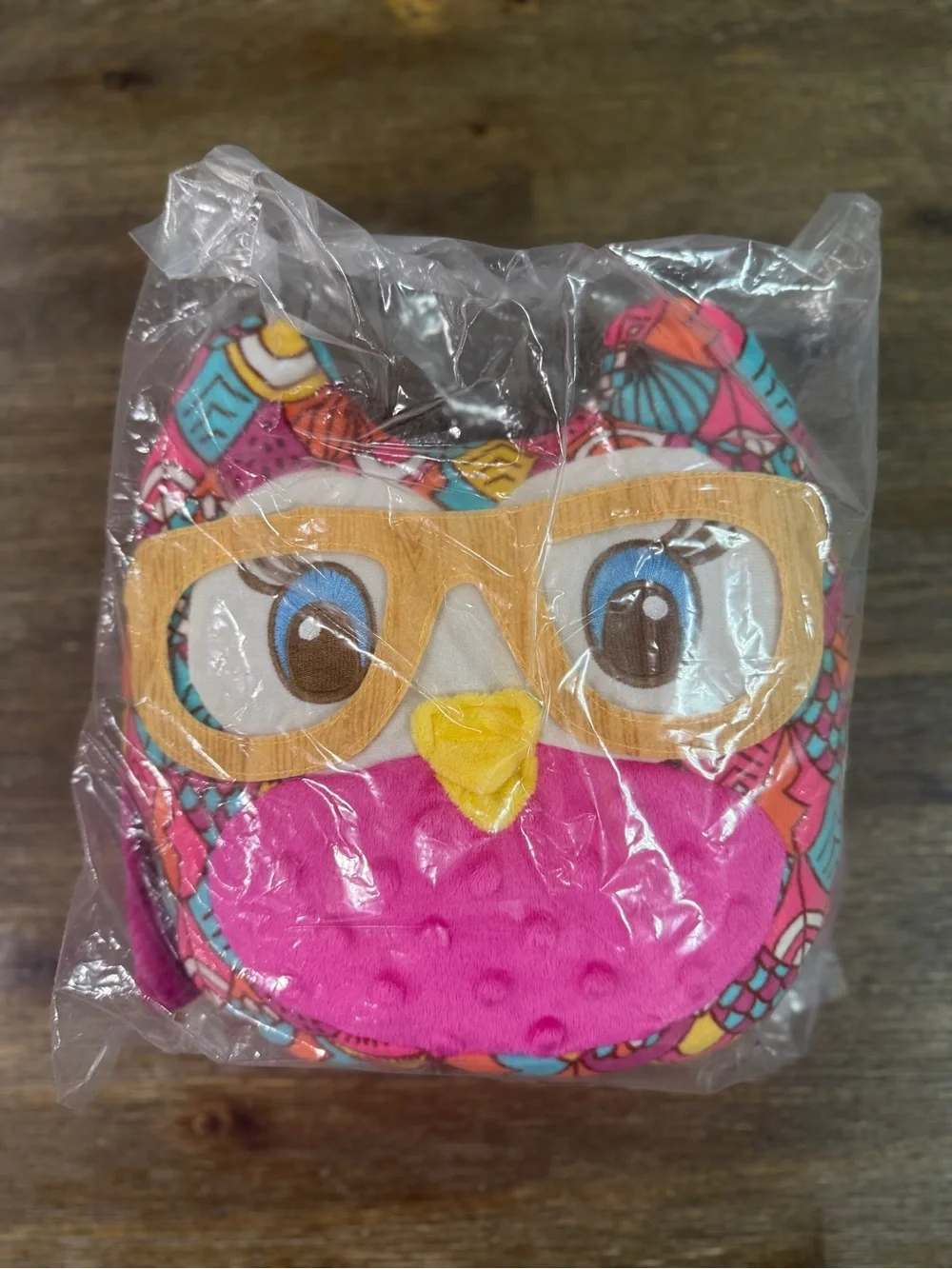Girl Scout Plush OwlLittle Brownie Bakers 100 Years Cookies Pillow glasses. NWT